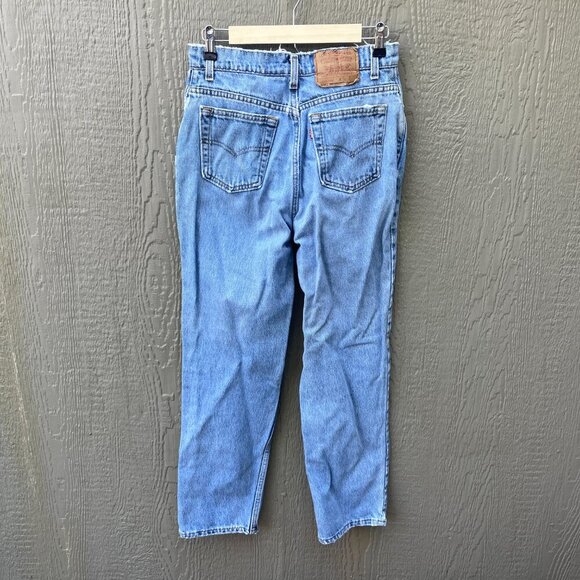 Vtg Levis 13525-0291 Jeans Women's 11 S USA Grunge 80s 90s Retro Biker Punk Mom - Picture 2 of 8